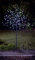 spot on dealz® 4 FT Cherry Blossom Tree Outdoor Christmas Decorations 128 LED Tree Lights with Metal Flat Base Garden Ornaments for Home Xmas Display Indoor White