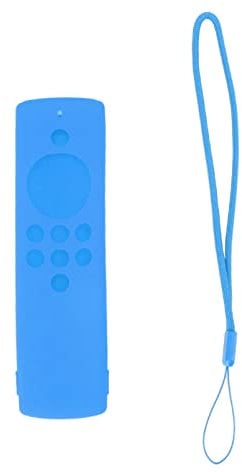 OUKENS Fire Stick Lite 2023 Remote Cover,Shockproof Silicone Cover Case for Fire TV Stick Lite 2020 Remote Control Protective Case Cover Sleeve with Lanyard(Blue)