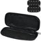 Black USB Flash Drive Storage Bag 10 Slots Portable Hard Drive Case Organizer Waterproof Neoprene Electronic Accessories Bag Holder for Jump Drives/Pen Drive/Thumb Drive/Memory Stick, 20x9cm