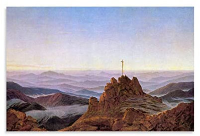 HAATTI Caspar David Friedrich Poster Geschenke Leinwand Gemälde Wandkunst Dekorative Bild Drucke Moderne Dekoration 40 x 60 cm