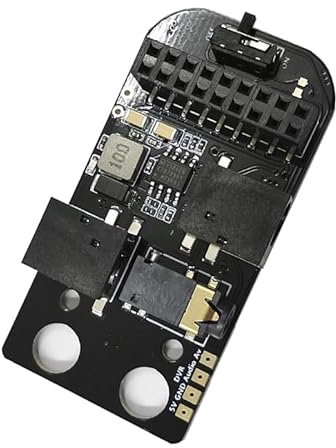 MEFFEE Quadcopter Teile 5,8 G RX Port 3,0 Digitale FPV-Brille Analoge Empfängerplatine for Fatshark DJI FPV V2 Brillen-Empfänger-Montagemodul 5 V 3 A