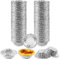 200 Piezas Flaneras Individuales Moldes Kit,7x2,5x4cm Desechables Reposteria Molde de Tartaleta de Huevo, Lata Moldes Papel Aluminio, para Tarta, Cupcake, Tartaleta