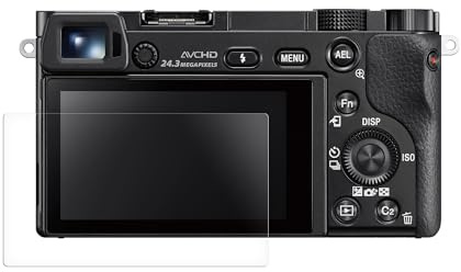 kwmobile Screen Schutzfolie kompatibel mit Sony Alpha 600 Kamera Display Folie - Fotoapparat Full Screen Protector transparent - Transparent