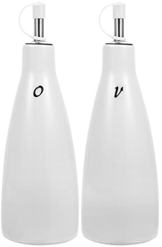 MAGICLULU 2pièces Bouteilles à Condiments Pour Huile Et Vinaigre Distributeurs De Sauces Pour Cuisine Design Élégant Pour Restaurant Et Maison