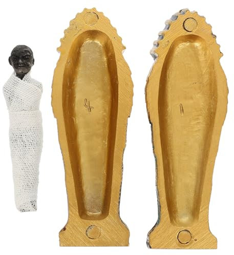 IMIKEYA Ägyptischer Sarkophag Sarg Mumie Figur Ägyptischer Tutanchamun Statue Harz König Für Tv-Schrank