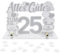 LOHAME Geldgeschenk Silberhochzeit Alles Gute zum 25. Hochzeitstag Geld Geschenk Holz Silberne Hochzeit Tischdeko Kreative Silber Hochzeitsgeschenke für Silberhochzeit 25. Jahrestag 25. Jubiläum