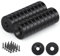 Wukong 20 StüCk Schwarze Runde Magnete, 10x3 Mm Mini-Magnete Mit Loch, Topfmagnete Mit Schrauben FüR KüHlschrank, Whiteboard, Pinnwand, BüRo Und Bastelarbeiten