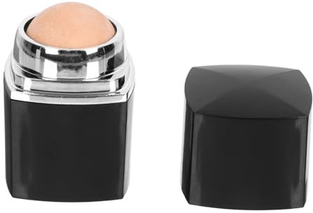 BELLIFFY Gesichtsöl Absorber Roller Vulkangestein Mattierend Tragbar Für Fettige Haut Zum Nachbessern Wiederverwendbarer Gesichtsmassageball Schwarz Quadratisch