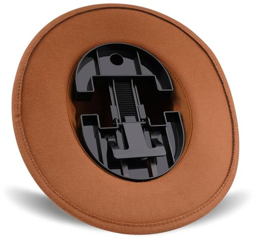 Eiito Hutspanner für angepasste Hüte, Cowboyhüte, Stretcher, angepasster Hut, 7 bis 8 1/2, verstellbare Kappe, Gleitschienendehner, passend für alle Kappen, Schwarz, Schwarz, Einheitsgröße
