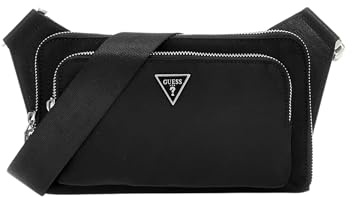 Guess Herren Mini Tasche Milano Bumbag S | ikonisches Guess-Design, geräumiges Hauptfach, Signature-Markenlogo