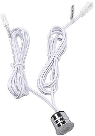Interrupteur de Gradation à LED dissimulé, Interrupteur à LED Bleu Interrupteur D'installation Intégrée Contrutateur Tactile de Chaleur Interrupteur Tactile pour les Armoires de