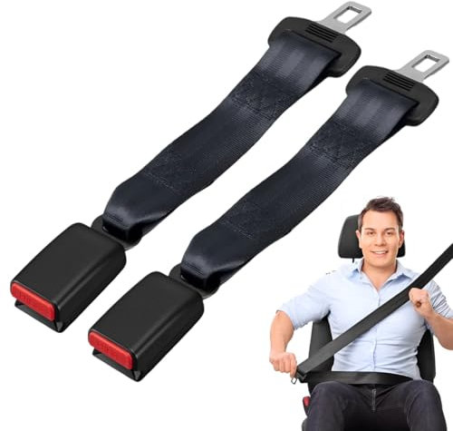 2 Pièce Accessoires de Voiture, Pièces de Voiture Boucle d'extension Réglable Compatible avec Toutes Les Marques de Voiture