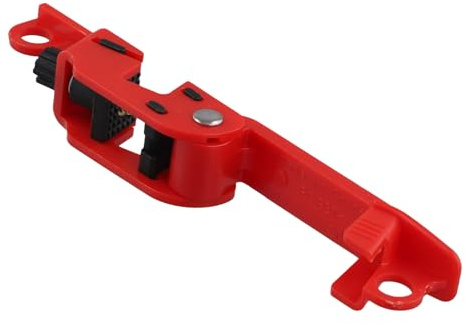 Agmoctz Rote Verriegelung für Leistungsschalter im Elektrokasten, Tagout-Verriegelung für Leistungsschalterkästen für Standard-Einzel- und Doppel-Kippschalter
