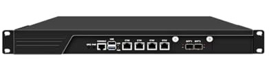 1U Rack Firewall Appliance Intel Core i3-N300 2x10G SFP+ 4x i226-V 2.5G LANs DDR5 mSATA Mini PC VPN Gateway Home Server