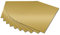 folia 6166 - Fotokarton Gold glänzend, 50 x 70 cm, 300 g/qm, 10 Bogen - zum Basteln und kreativen Gestalten von Karten, Fensterbildern und für Scrapbooking