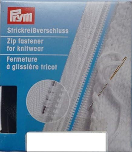 PRYM-Consumer 478.940-009 Divisible Zipper, White, One Size
