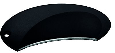 Manufacturer 1640.n Lime à ongles saphir, forme goulotte arrondie, manche noir 8 cm.