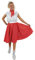 ILOVEFANCYDRESS I Love Fancy Dress ILFD4517PS Damen Kostüm mit langem gepunktetem Rock (Übergröße)
