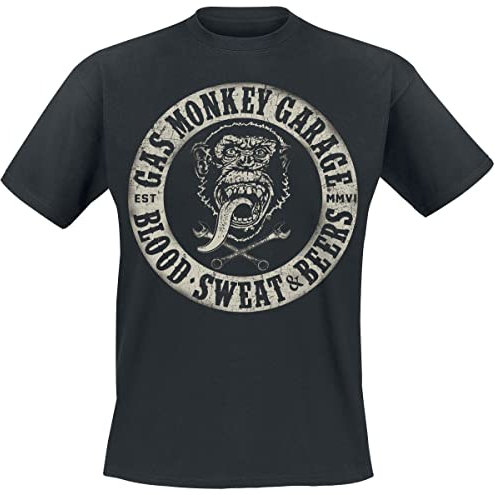 Gas Monkey Garage Blood, Sweat & Beers Männer T-Shirt schwarz S