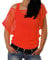 Crazy Age Frauen Partytop Sommertop Netzoberteil Trend 2016 in Neonfarben Jetzt auch in L/XL (L/XL, Neonorange(AMA))