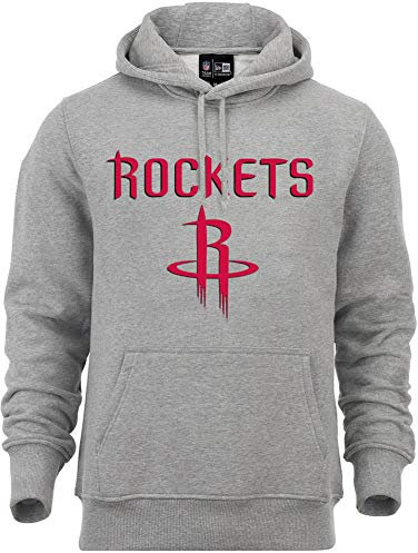 New Era - NBA Houston Rockets Team Logo Hoodie - Grau Größe L