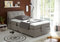 CARPINO Boxspringbett 120x200 elektrisch verstellbar, Silber - Bequemes Einzelbett mit dekorativer Steppung & Komfortschaum Topper - 120 x 110 x 234 cm (B/H/T)