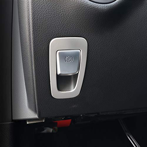 Innen Cockpit Dekors Mittelkonsole Elektronische Handbremse Rahmen Zierleisten 1Stk