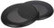Tonysa Griglie per Altoparlanti 2 Pezzi Cover per Altoparlanti subwoofer in Metallo da 4 Pollici Copertura Protettiva Decorativa in Mesh per Cerchi Piccoli/per Auto(Nero + Nero)