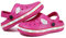 VIYEAR Kinder Jungen Mädchen LED Clogs Süße leichte Sommer Hausschuhe Garden Beach Sandalen, 24 EU, Rosenrot