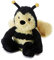 Warmies Plush Bumble Bee Microwavable Weighted Teddy with French Lavender Scent, Hot or Cold for Cool Relaxation and Warm Relief