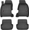 OMAC Premium Gummi Fußmatten kompatibel mit Audi A4 B7 Limo Avant 2004-2008 Schwarz 4X
