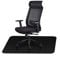 Icegrey Tapis de Chaise de Bureau Tapis pour Protection de Sols Rectangulaire Lavable Antidérapant Protecteur de Sol pour Planchers de Bois Franc et Carrelage Noir 120x90cm