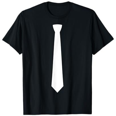 Cravate Chemise Cravates T-shirt Business Dresscode Élégant T-Shirt