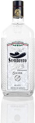 Sombrero 100% Puro de Agave Silver Tequila
