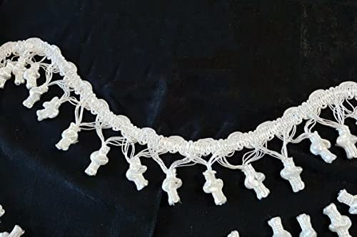 LKW Vorhänge - 3 STK. Gardinen Plüsch Set für Alle Truck Marken mit Quasten (Schwarz mit weißen Quasten)