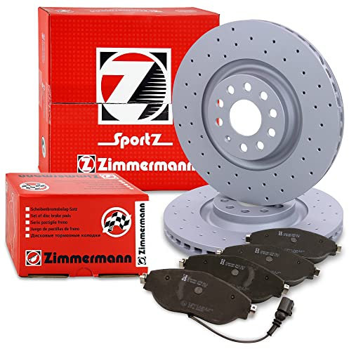ZIMMERMANN Bremsenset Vorderachse inkl. Bremsscheiben Belüftet Ø 340 mm + Bremsbeläge vorne