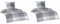 MB Warenhandel24 Bettwäsche Seersucker Microfaser 4 teilig Doppelpack Spar Set mit Reißverschluss 2X 135x200 cm + 2X 80x80 cm (KASPAR)