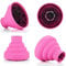 Hair Diffuser for Curly Hair Dryer Travel Collapsible Portable Hair Styling Appliances Hairdryer Diffuser Attachment Universal for Salon or Home Use (Rose Red)