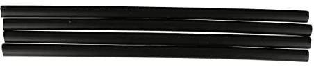 RiSki Repair Candle Graphite – 5 Ausbesserungsstifte für Ski- & Snowboardbeläge – Ø 8 mm – Belag-Reparaturstifte aus P-TEX für Kratzer & Löcher