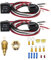 12V 40 Amp Dual Electric Fan Relay Kit Radiator Electric Fan Thermostat Kit Temperature Sensor Switch 185 On 175 Off,Dual Electric Fan Wiring Kit