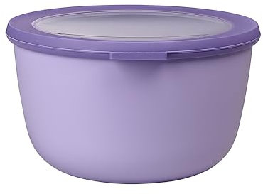 Mepal - Bol Multifonction Cirqula Rond - Boîte Conservation Alimentaire avec Couvercle - Convient comme Boîte de Hermétique pour le Réfrigérateur, Micro-ondes & Congélateur - 2000 ml - Vivid lilac