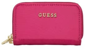 Guess Certosa Nylon Double Zip Mini Wallet, Etui, Pink