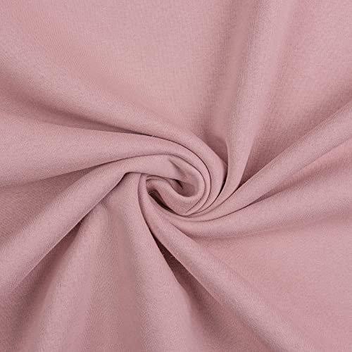 PINSOLA Sweatstoff Angeraut Meterware | Öko Tex Standard 100 | Sweat Stoff für Kleidung Hüte Decken Kissen | 1 Stück= 0,5 m