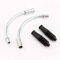 Ejoyous Cable Guide, Brake Shoes V-Brake, V Brake Noodle Cable, 110 Degree Bend V Brake Noodle Cable Guide Tube With 2 Aluminum Alloy Tubes And 2 Plastic Tubes