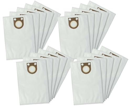 vhbw 20x Staubbeutel Ersatz für Bosch 2605411229 für Staubsauger | 44cm x 32cm Weiß