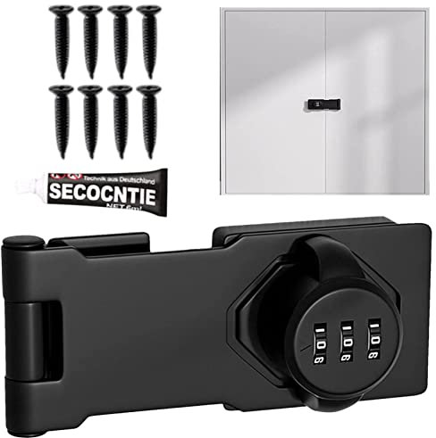 Verrouillage du Mot de Passe de l'armoire,Serrure à Combinaison à 3 Chiffres avec vis de Montage - Serrure à Codes de tiroir pour Lettres