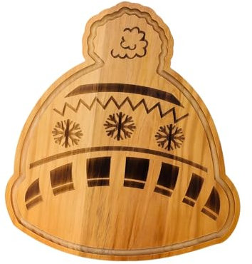 Creative Gifts International Winter Hat Wood Board, 15 Inches x 13.6 Inches, Gift Box Included