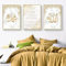 Décoration murale sur toile islamique - Poster - Tableaux muraux arabes - Convient pour chambre à coucher, salon - Peinture sur toile - Sans cadre - 20 x 30 cm x 3 cm