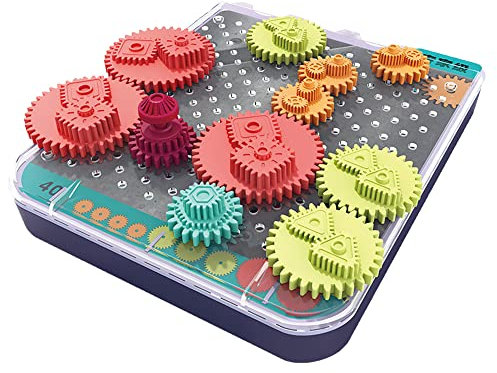 ROHSCE Gears Toys for Kids, STEM Building Toys for Toddlers, Smart Zahnrad Spielzeug Toys Puzzle Games, Montessori Creative Learning Gears Creative Games Toy for Boys and Girls 5-6-7-8-9-10-11-12