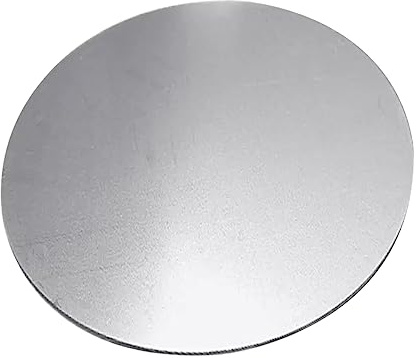6061 Chapa de aluminio redonda Placa de láminas de aluminio de 4 mm de espesor con película protectora, Placa de chapa de metal sólido para la elaboración de marcos estructurales,4*200mm (1 piece)